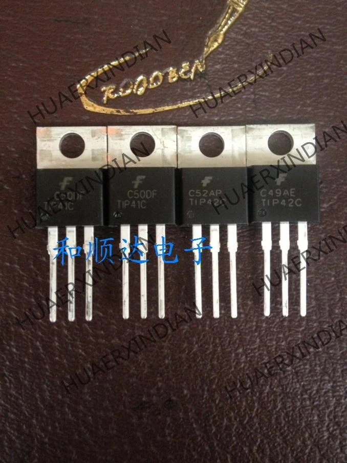 10 шт./лот Новый и оригинальный TIP41C TIP42C TO-220