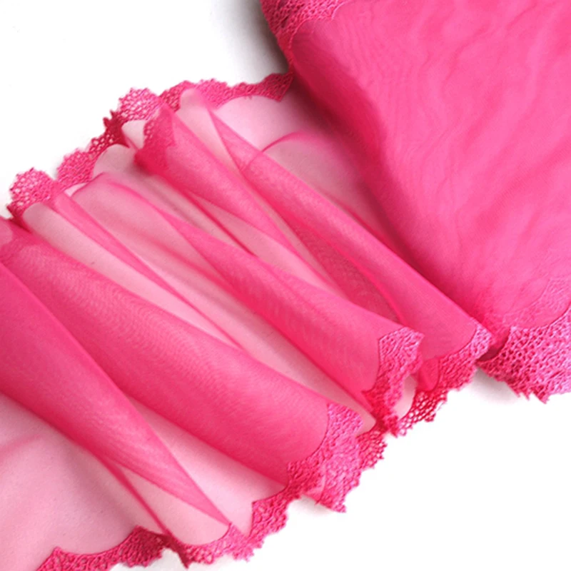 

20M Embroidery Bilateral Lace Trim For Garment Accessories Home Textile Material Fabric DIY Sewing Craft Decoration Supplies