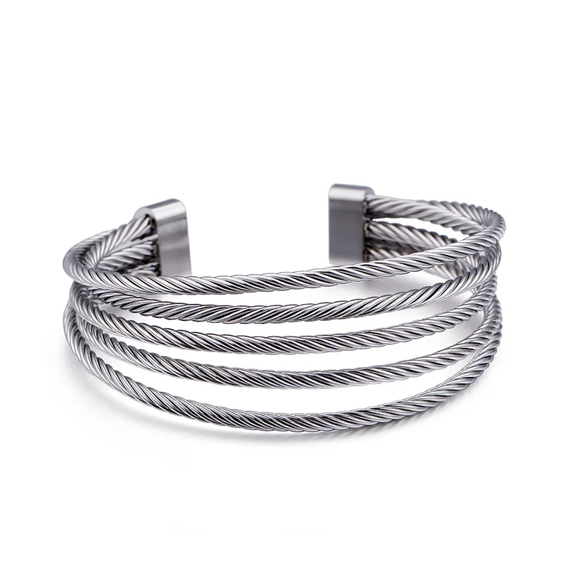 Женский браслет из нержавеющей стали SEROPAL Hiphop Party крутой модный подарок с круглым