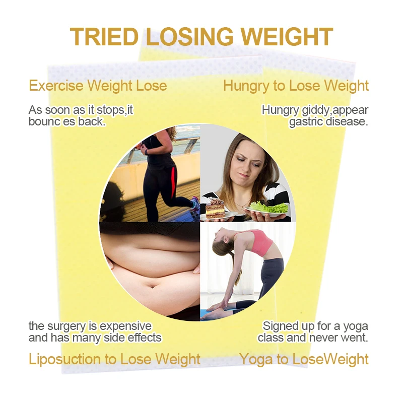 10 шт тонкие Пластыри для похудения пупка палка сжигание против целлюлита потеря