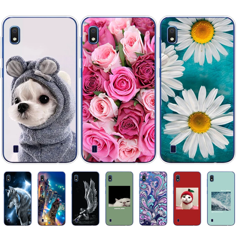 Чехол для Samsung A10 мягкий силиконовый чехол из ТПУ задней панели телефона Galaxy GalaxyA10