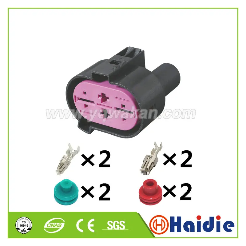 2 комплекта 4pin A3 A4 / VW seat Skoda проводной штекер 1J0 906 234 ремонт жгута соединитель