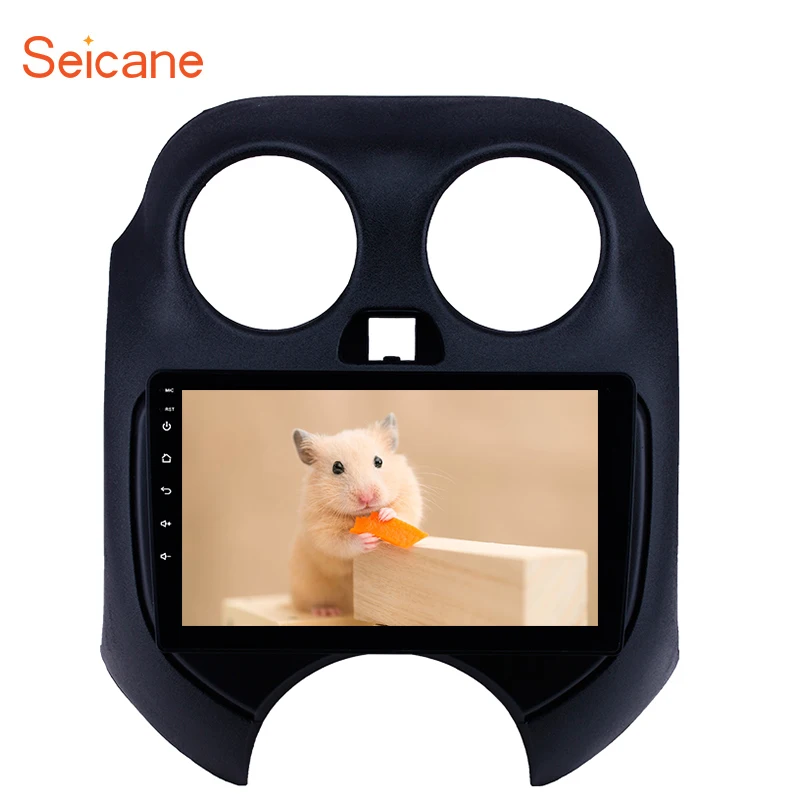 Seicane автомобильный стерео 2Din HD 9 &quotgps Navi Android8.1 для NISSAN MARCH 2010 Авторадио плеер с