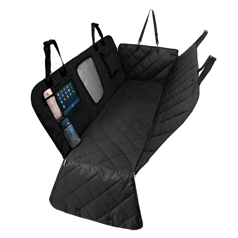 ?? 犬用カーシートカバー,ペット用防水プロテクター,犬用トラベルマット,メッシュ,通信事業者,車用ハンモック,ジッパーとポケット付きクッション,100%