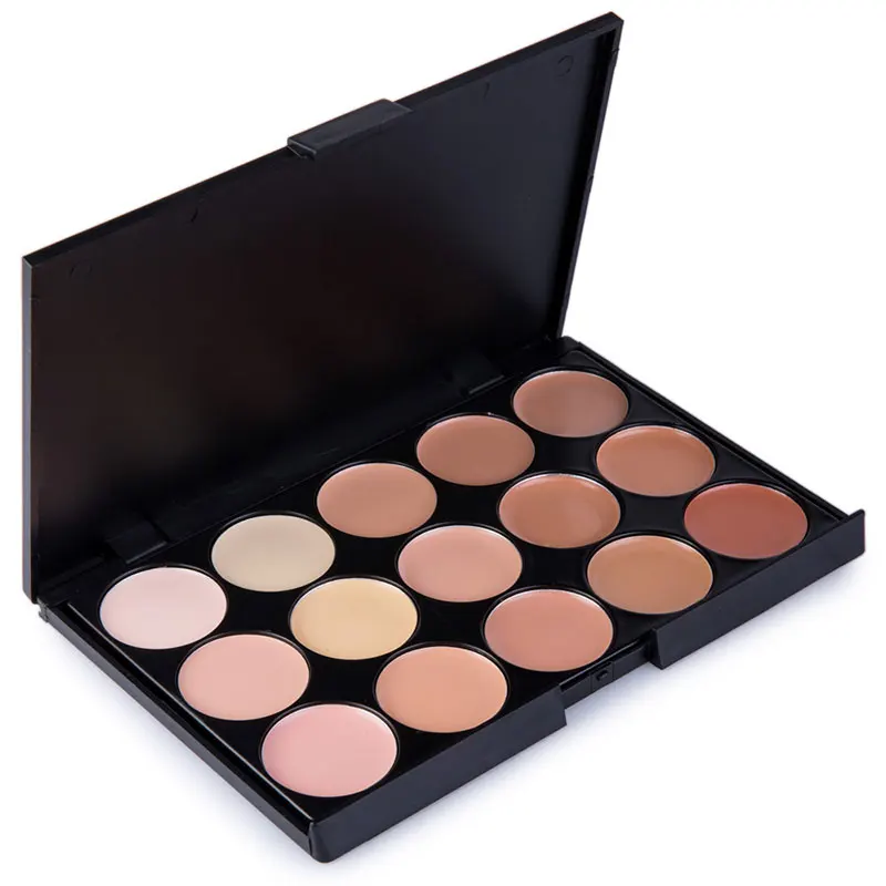 15 Color 10*15cm Professional Face Concealer Palette Camouflage Cream Contour maquillaje profesional corretivo maquiagem | Красота и