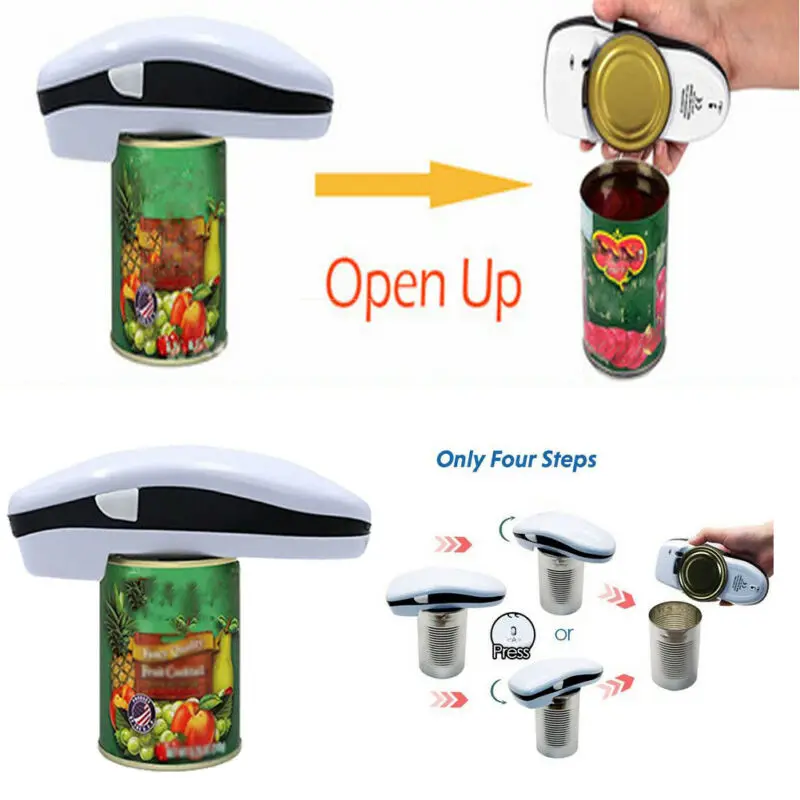 Безопасный ручной нож для консервных банок 1 шт. пластиковый профессиональный