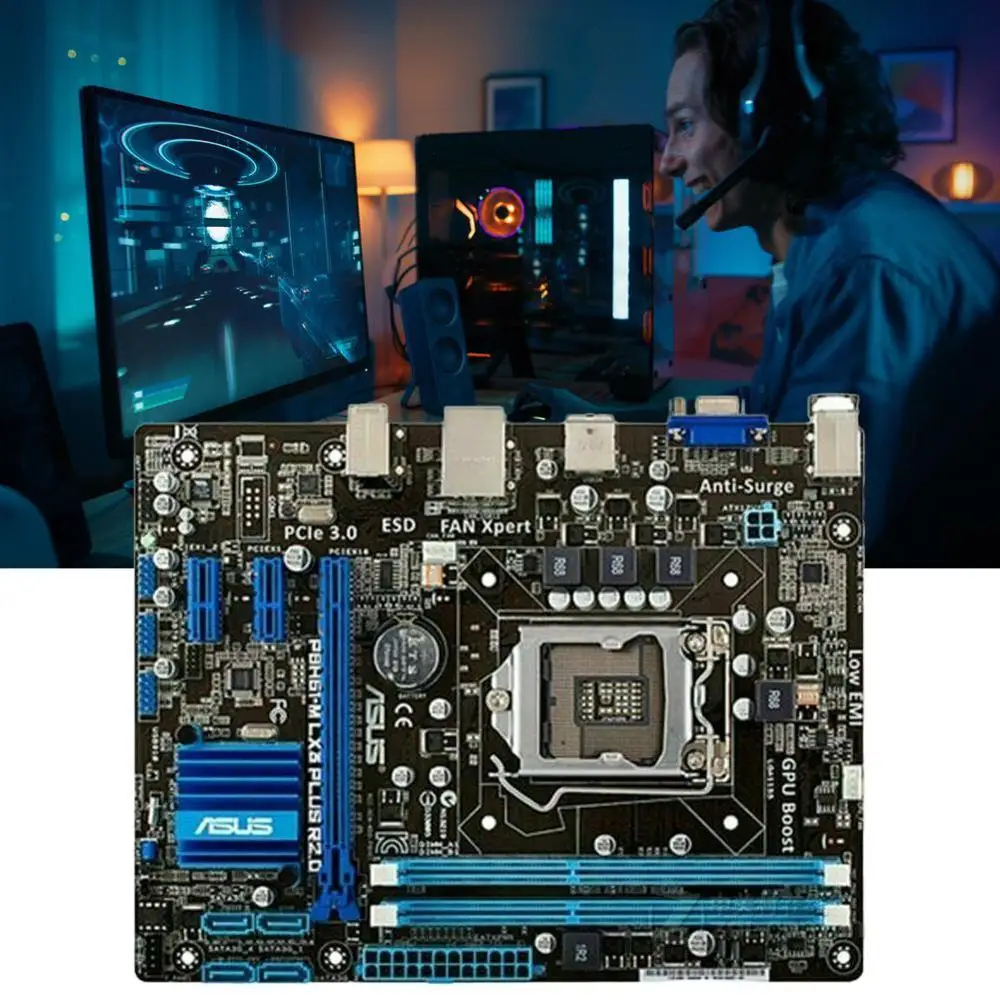 Для ASUS GA H61M S1 настольная материнская плата H61 Socket LGA 1155 16G используется