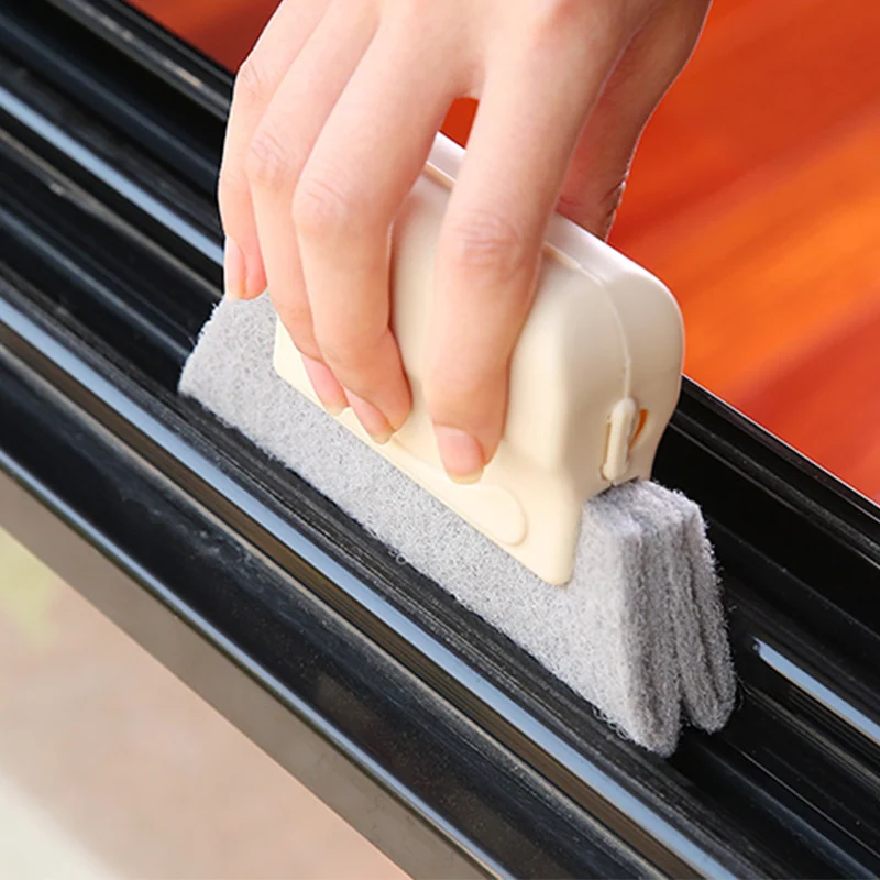 

vanzlife Window cleaning tool window slot brushes door grooves of the small brush corner crack is cleaning brush