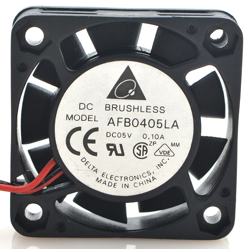 Новый оригинальный AFB0405LA 5V 0.1A 4010 4 см постоянного тока в форме ручки с двумя шарами шасси вентилятор охлаждения