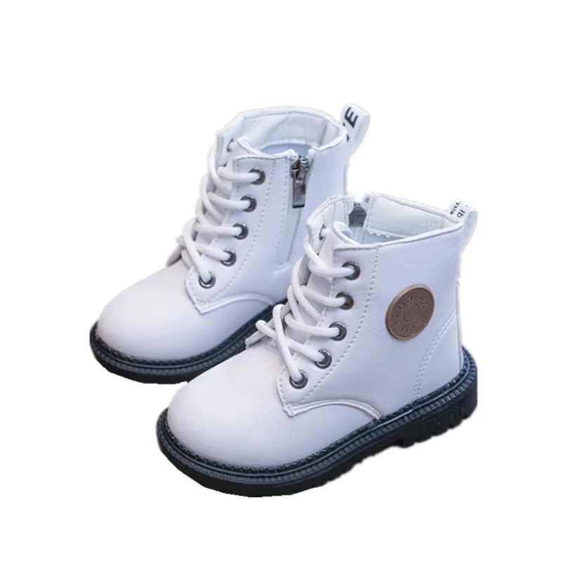 Детская обувь 2020 модная новинка осень-зима повседневные короткие ботинки для
