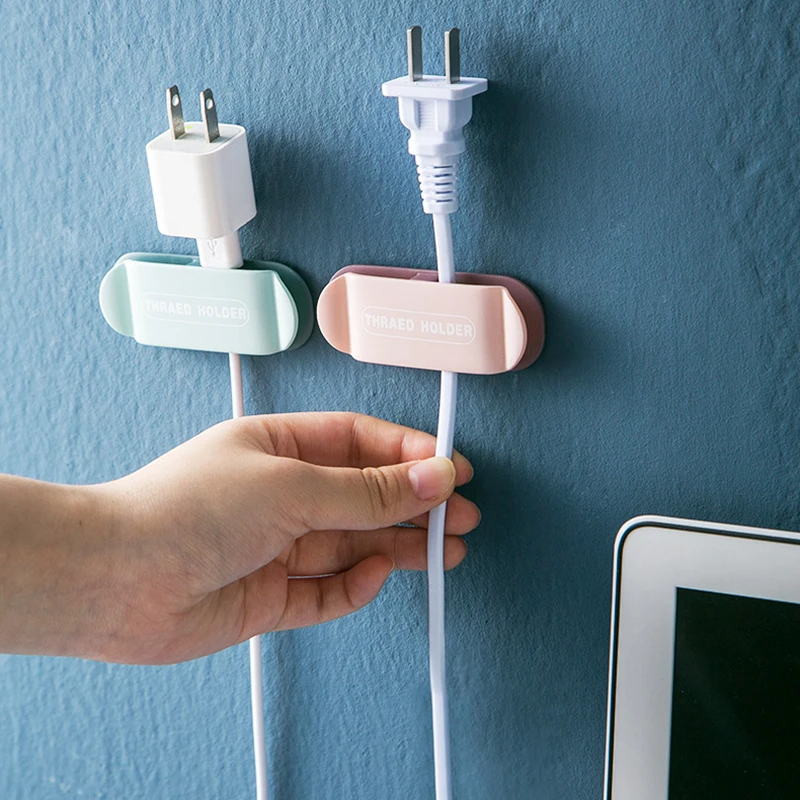 

Крестовой органайзер для кабеля, зажим, силиконовый зажим для USB-кабеля, гибкие зажимы для управления кабелем, держатель кабеля для наушнико...