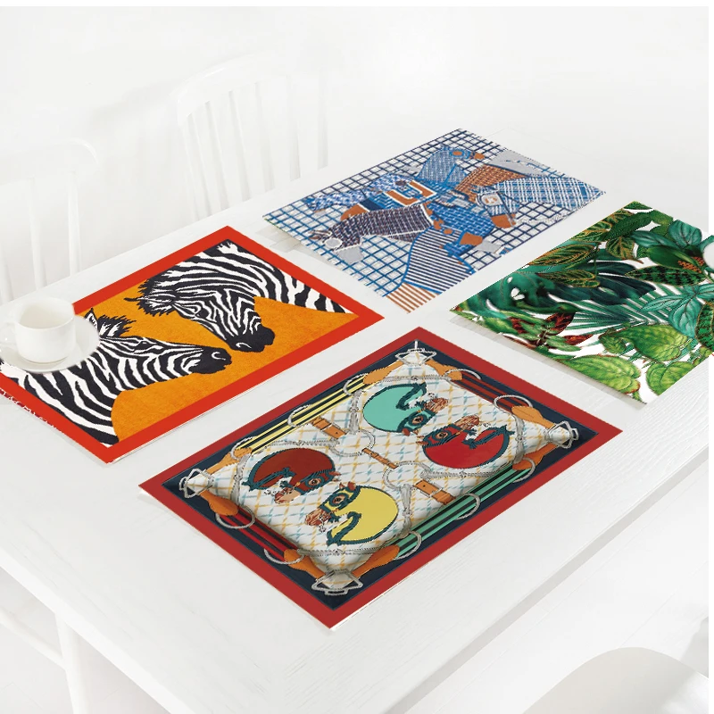 Абстрактная столовая посуда коврик подстилка европейская домашняя гостиничная