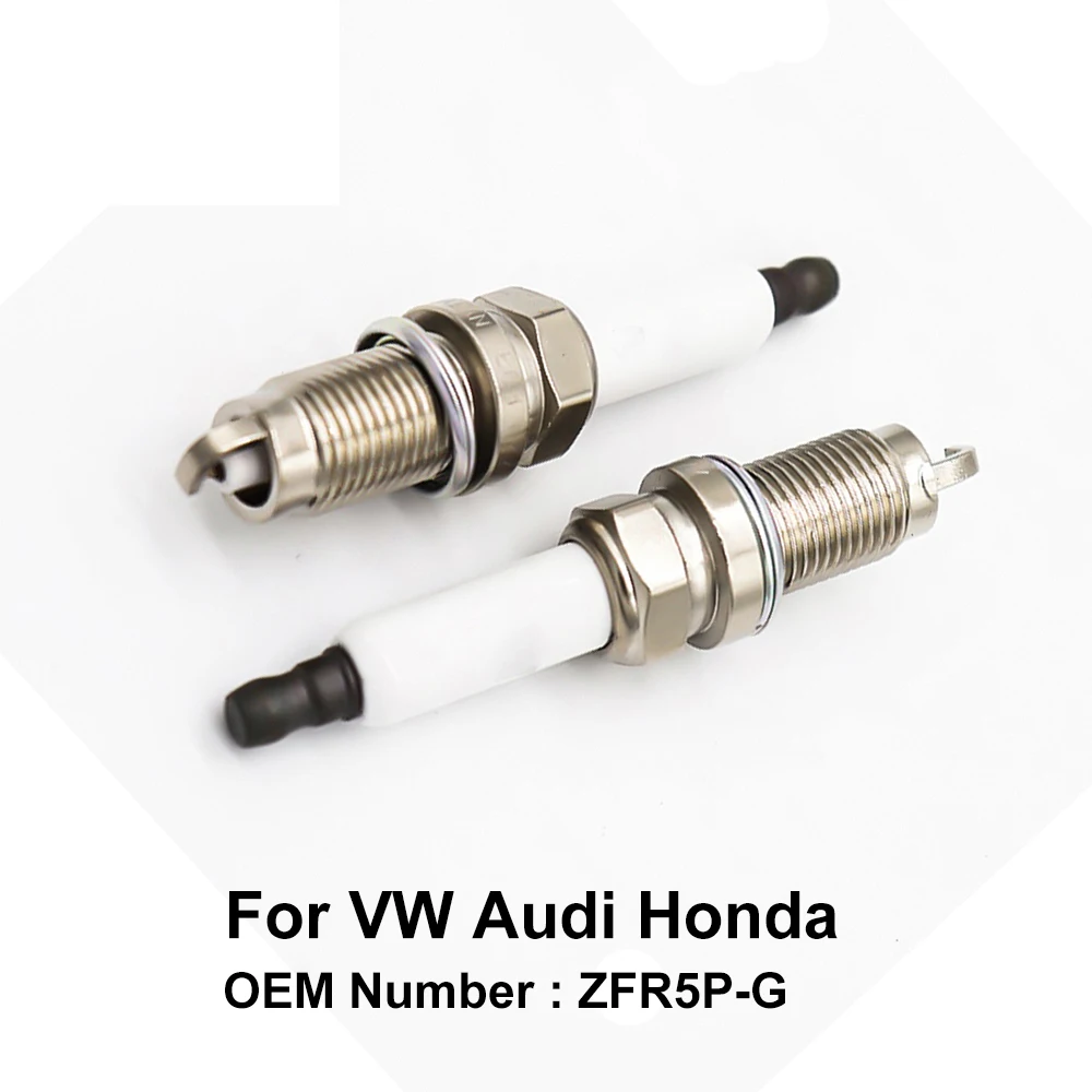 Iridium Spark Plug for Volkswagen Sharan Audi A3 Honda Accord OE ZFR5P-G ( Pack of 4 )
