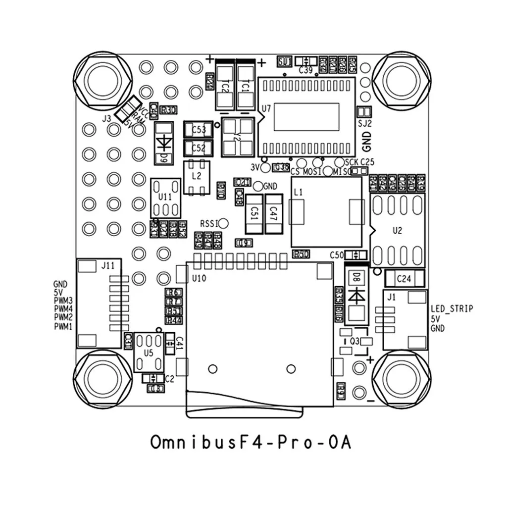 Betaflight F4 V2 PRO Flight controlerfor RC FPV мини гоночный Дрон|Авиационные детали и аксессуары| |