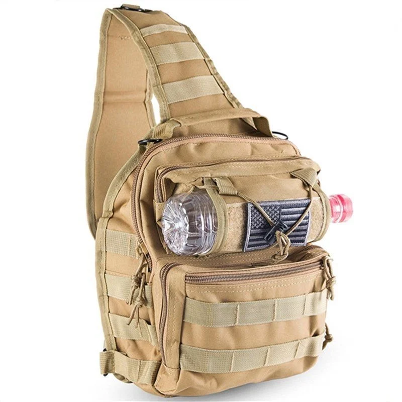 

High Capacity Outdoor Camping Tactical Chest Bag Menshoulder Messenger Bag Men Sports Camouflage Waist Bags Military Backpack