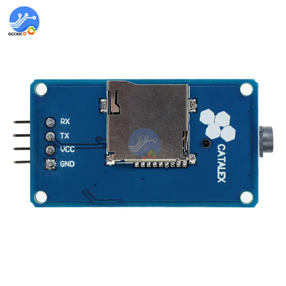MP3 декодер модуль DAC плата YX5300 UART управление последовательный mp3-плеер модуль для Arduino/AVR/ARM/PIC CF аудио анализатор спектра
