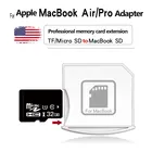 Ingelon адаптер карты Micro SD Nifty-Мини-накопитель для ноутбука, адаптер для Macbook Air 13 и 1315, аксессуары для Macbook Pro