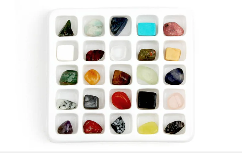 Коллекция натуральных драгоценных камней каменные украшения кристаллы Набор