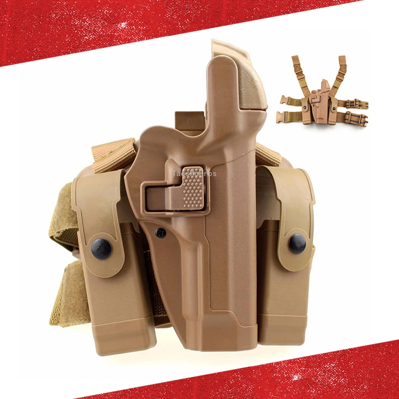 

Тактическая кобура для пистолета на бедро для стрельбы Berettta M9 M92 армейские кобуры для пистолета Cs кобура для страйкбола пейнтбола ног Аксес...