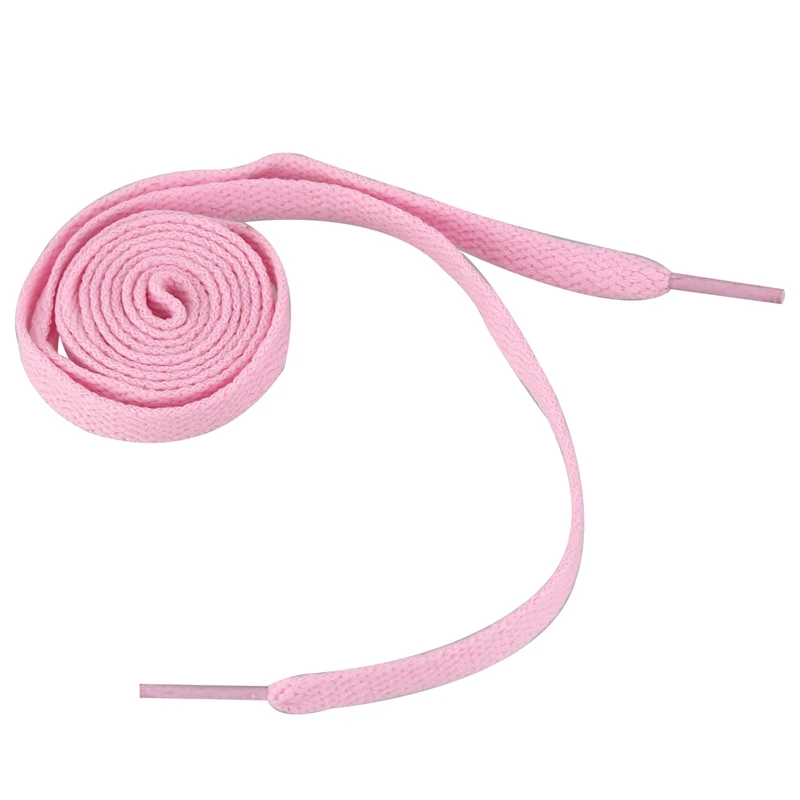 

Woman Pink Flat Shoelaces Trainer Sport Boot Shoe Laces 2 Pairs