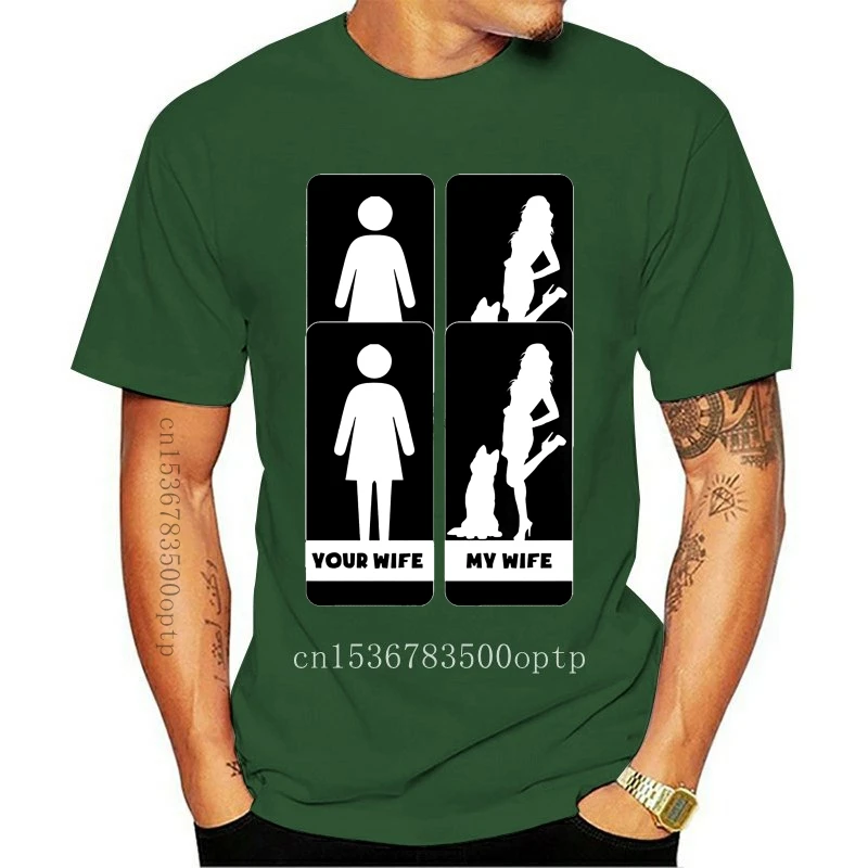 

New funny t shirts Your Wife My Wife Siberian Husky Dog Lovers ShirtFashion tshirt men t-shirt