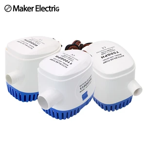 Автоматический откачивающий насос для лодок, 12 В24 В постоянного тока, 600750Галч