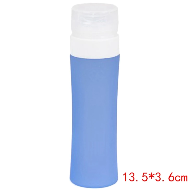 Хит! Портативный многоразовый силиконовый флакон для путешествий лосьон шампунь