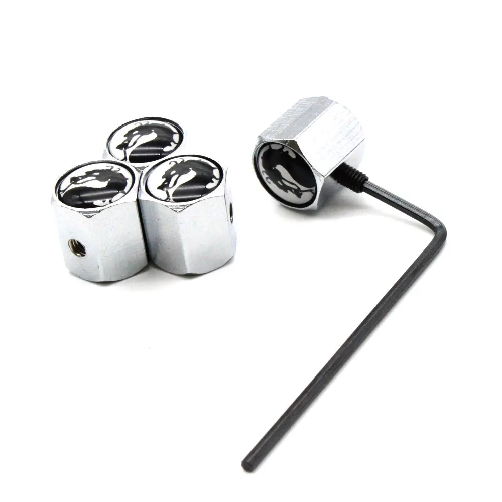 4 шт./компл. стайлинга автомобилей цинковый сплав Анти-кражи Дракон логотип