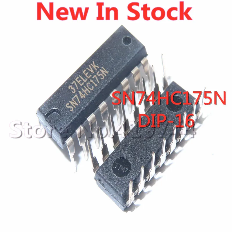 

5PCS/LOT SN74HC175N 74HC175 HD74HC175P MC74HC175AN DIP-16 In Stock NEW original IC