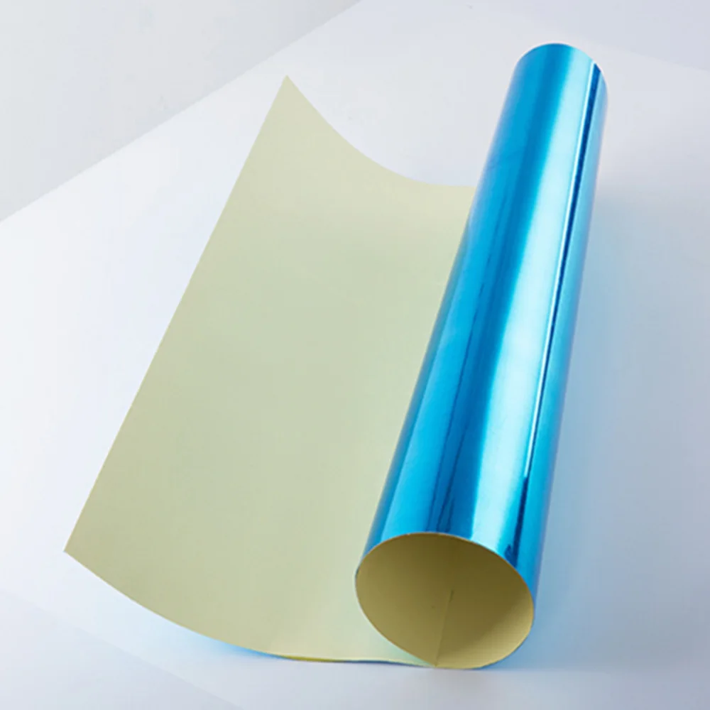 Зеркальная настенная наклейка водонепроницаемая самоклеящаяся пленка для клея