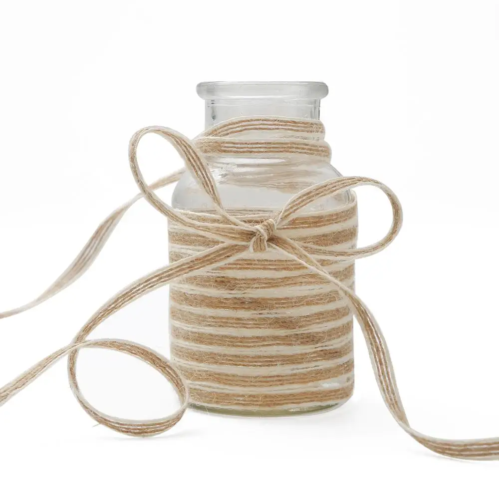 10 м лента из натуральной джутовой мешковины веревочные шнуры пеньки винтажное