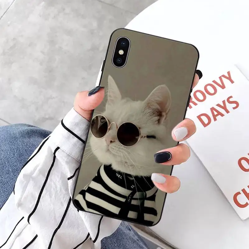 

Cute kitten beautiful Phone Case for iPhone 11 12 pro XS MAX 8 7 6 6S Plus X 5S SE 2020 XR mini