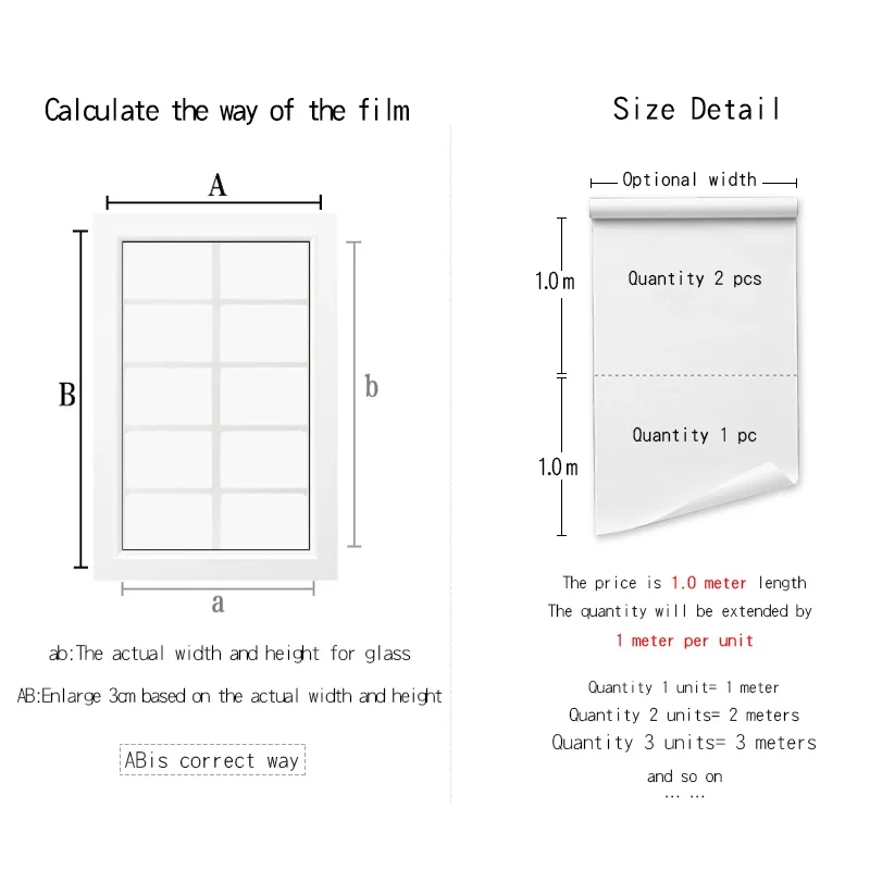 

Length 2m/5m one-way mirror window film self-adhesive privacy protection thermal insulation solar film