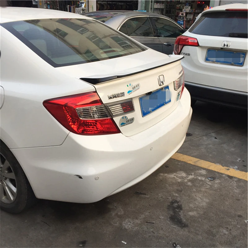 Для Honda Civic спойлер 2014 2015 автомобильное украшение в виде хвостового крыла высокое