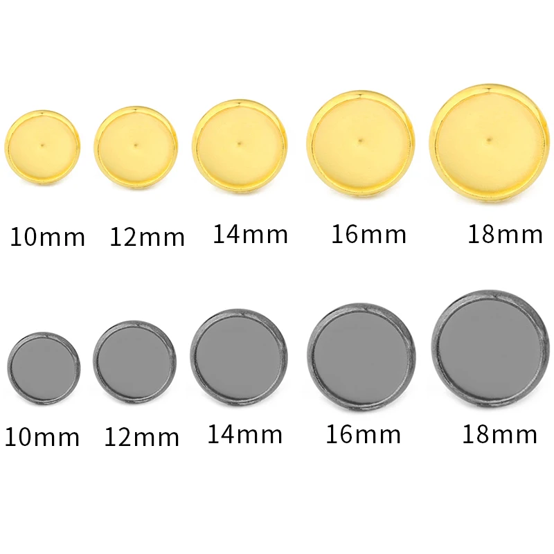 30 штук в партии 304 Нержавеющая сталь пустой пост серьги гвоздики с база шпильки