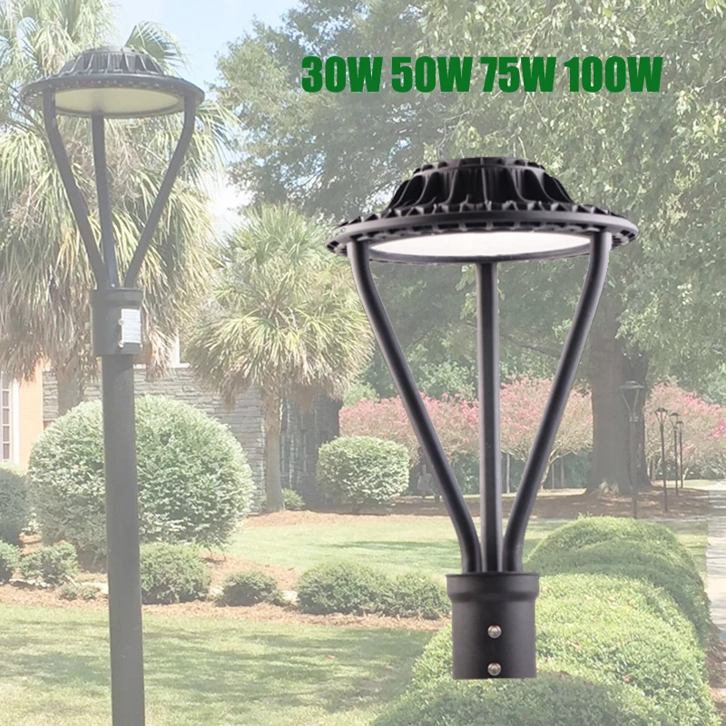 Замена водонепроницаемый светодиодный пост верхний свет 100 Вт Парковка Площадь