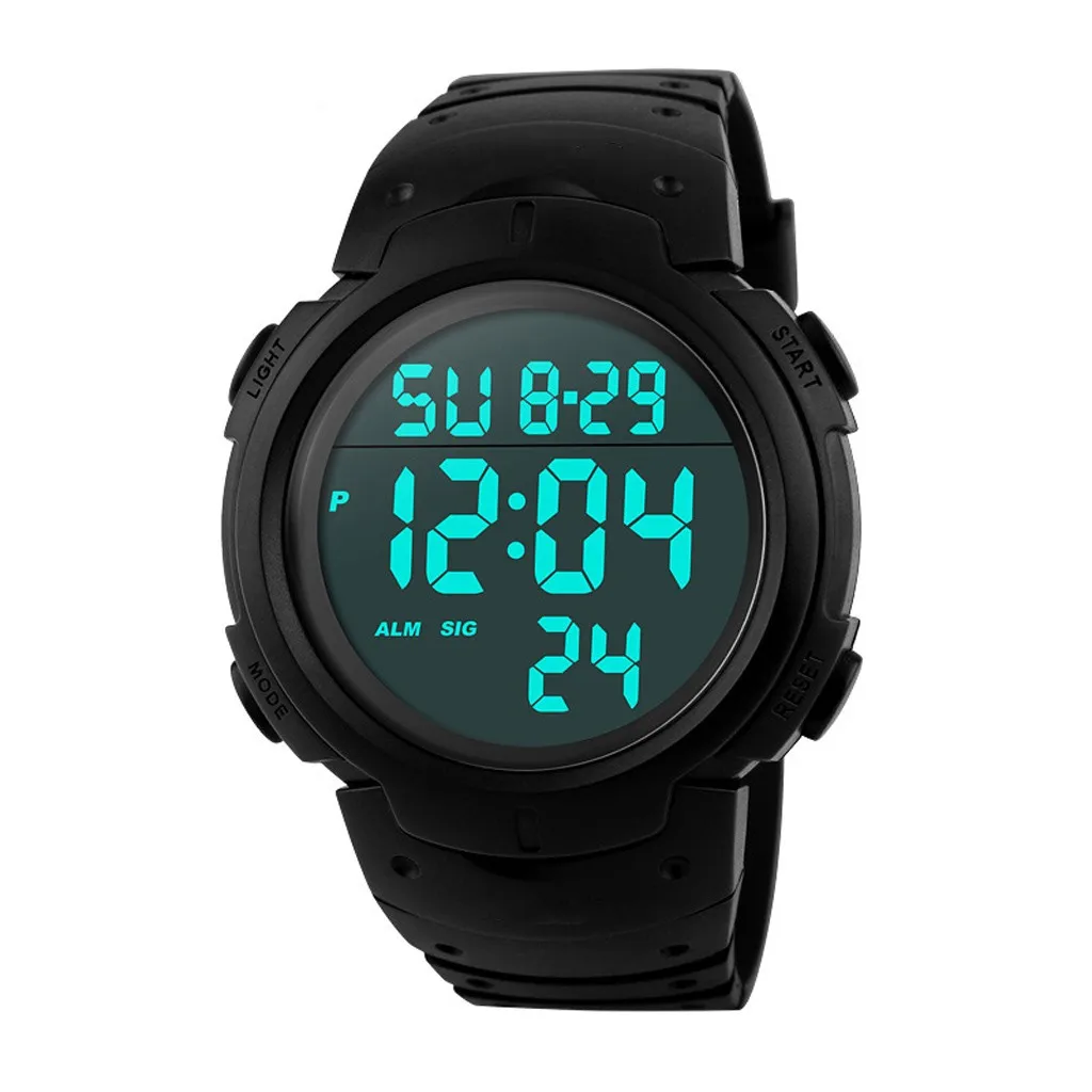 

Watches Men 50m Waterproof Electronic Led Digital Watch Men Outdoor Mens Sports Wrist Watches Stopwatch Relojes Hombre Clock