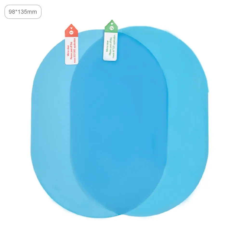 

2Pcs Car Rear Mirror Protective Film Anti Fog Window Clear Rainproof Rear View Mirror Protective Soft Film Auto Accessories