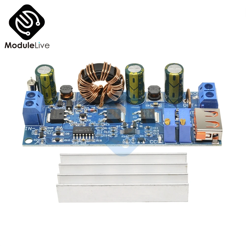 Повышающий преобразователь постоянного тока с 2 24 В до 3 30 в CC CV Регулируемый