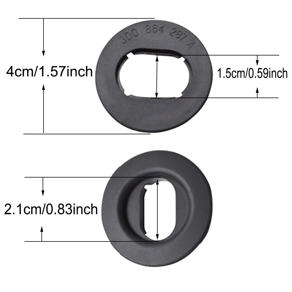 Напольный коврик крепежные зажимы ковер овальные для VW Golf Jetta Eos Seat Leon Mk1 Arosa MII Skoda