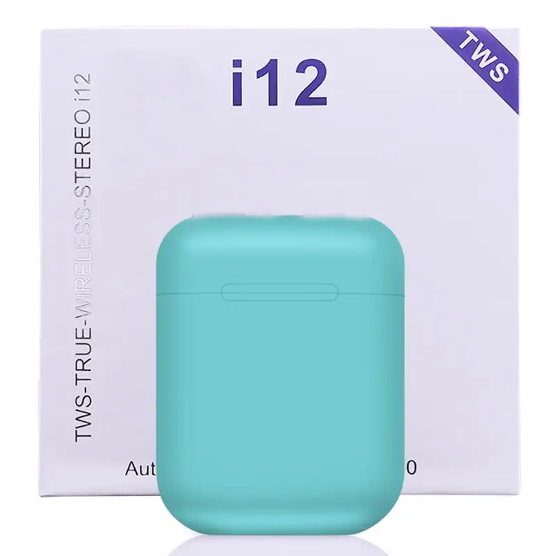 20 шт./лот i12 tws Bluetooth наушники беспроводные наушники Hands free бизнес наушники спортивная Гарнитура Bluetooth Музыкальные наушники