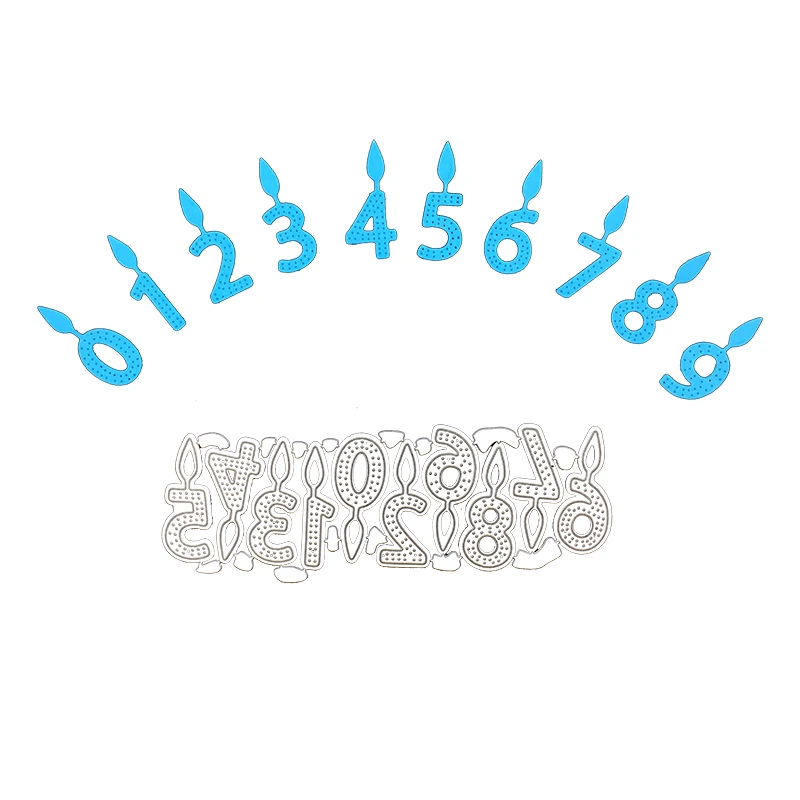 Новинка 2020 г. пресс форма с арабскими цифрами для резки металла набор форм