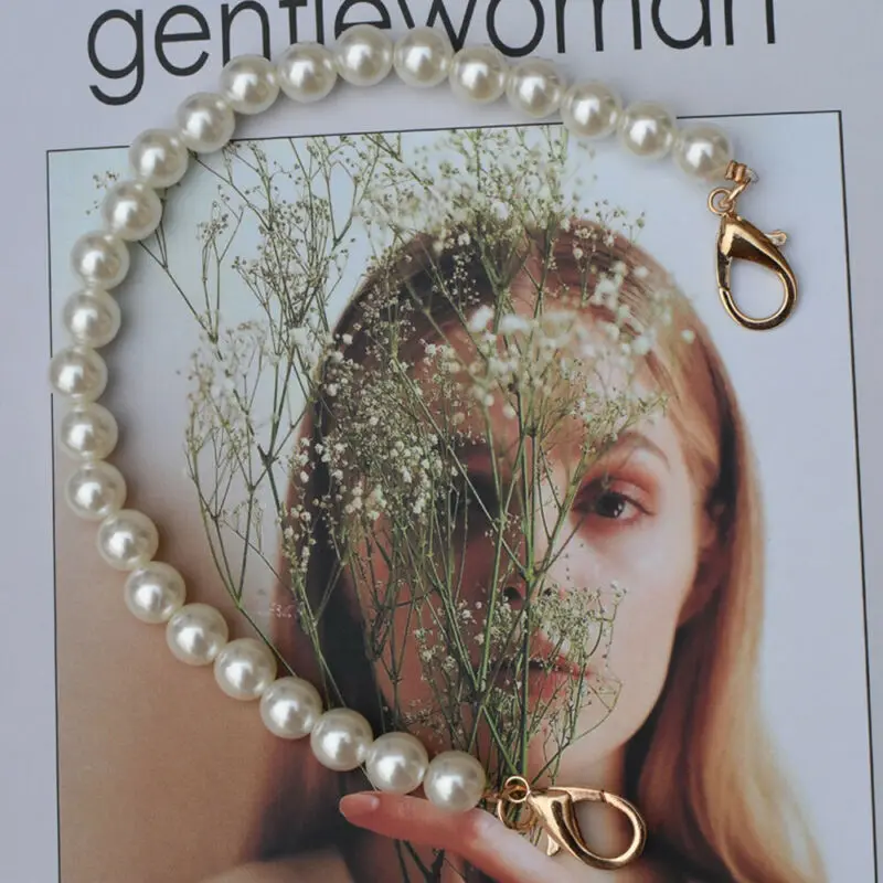 Имитация жемчуга сумка ремень цепная ручка наплечный для DIY замена.|Детали и