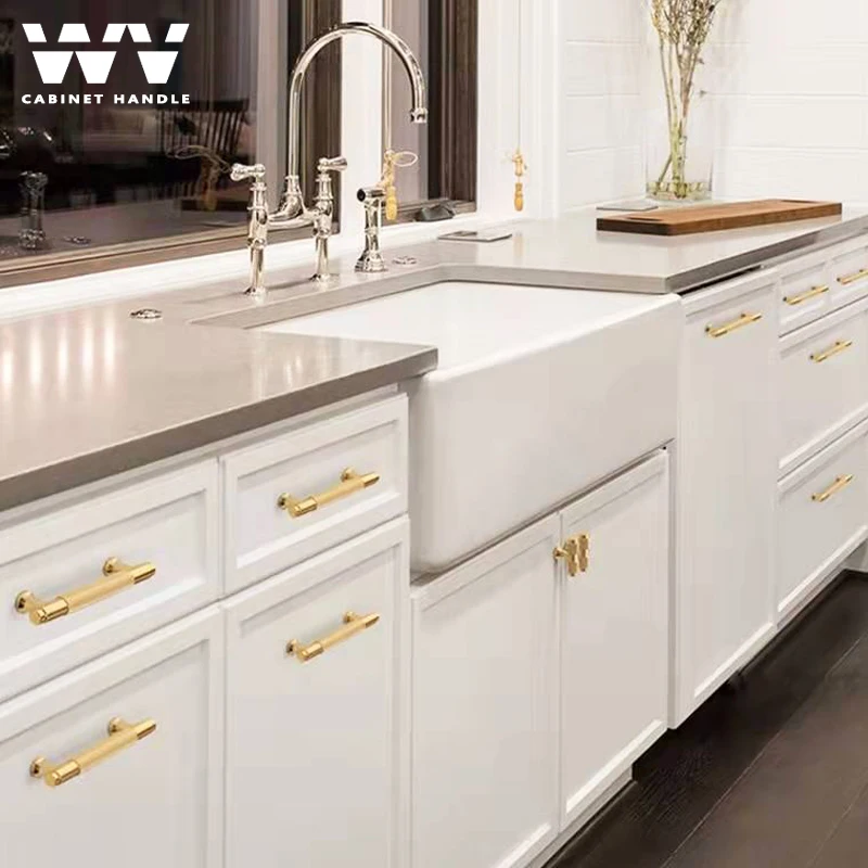 WV Furniture Handles Gold Black Wardrobe Dresser Cupboard Cabinet Drawer Shoe Box Wine Bar Pulls Aluminum Knobs Hardware | Обустройство