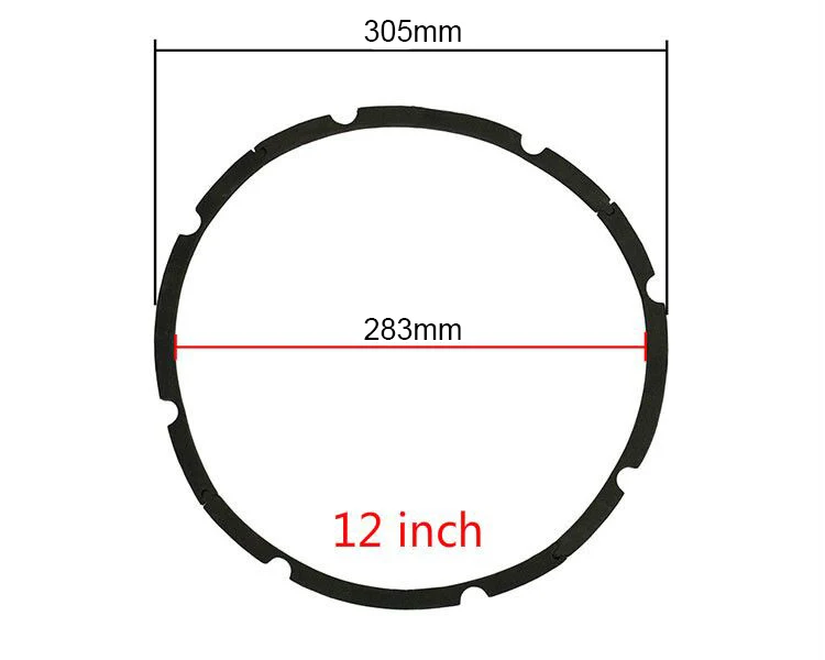 GHXAMP Speaker Crimping Bead Surround Side Repair Parts EVA for 6.5 Inch 8 Inch 10 inch 12 inch Speaker Special Crimp 2Sets/8pcs images - 6