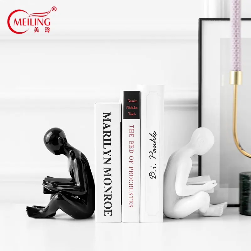 

Абстрактный коллекционный офисный декор с концами для книжных изделий, Настольная фигурка, подарок на новоселье, книжные Обложки с человеч...