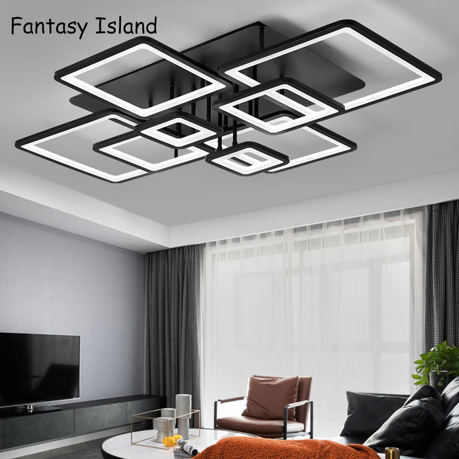 Новое поступление квадратный современные светодиодные потолочные лампы для