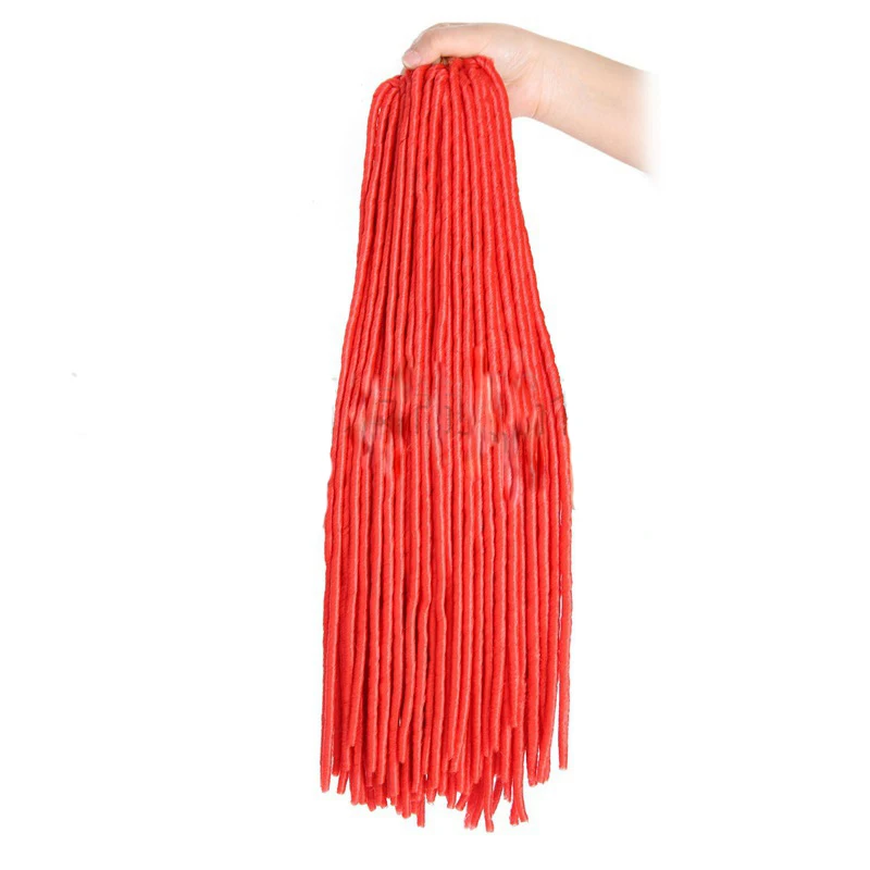 1 шт. 20 дюймов синтетическая оплетка вязанная крючком косички волосы черный