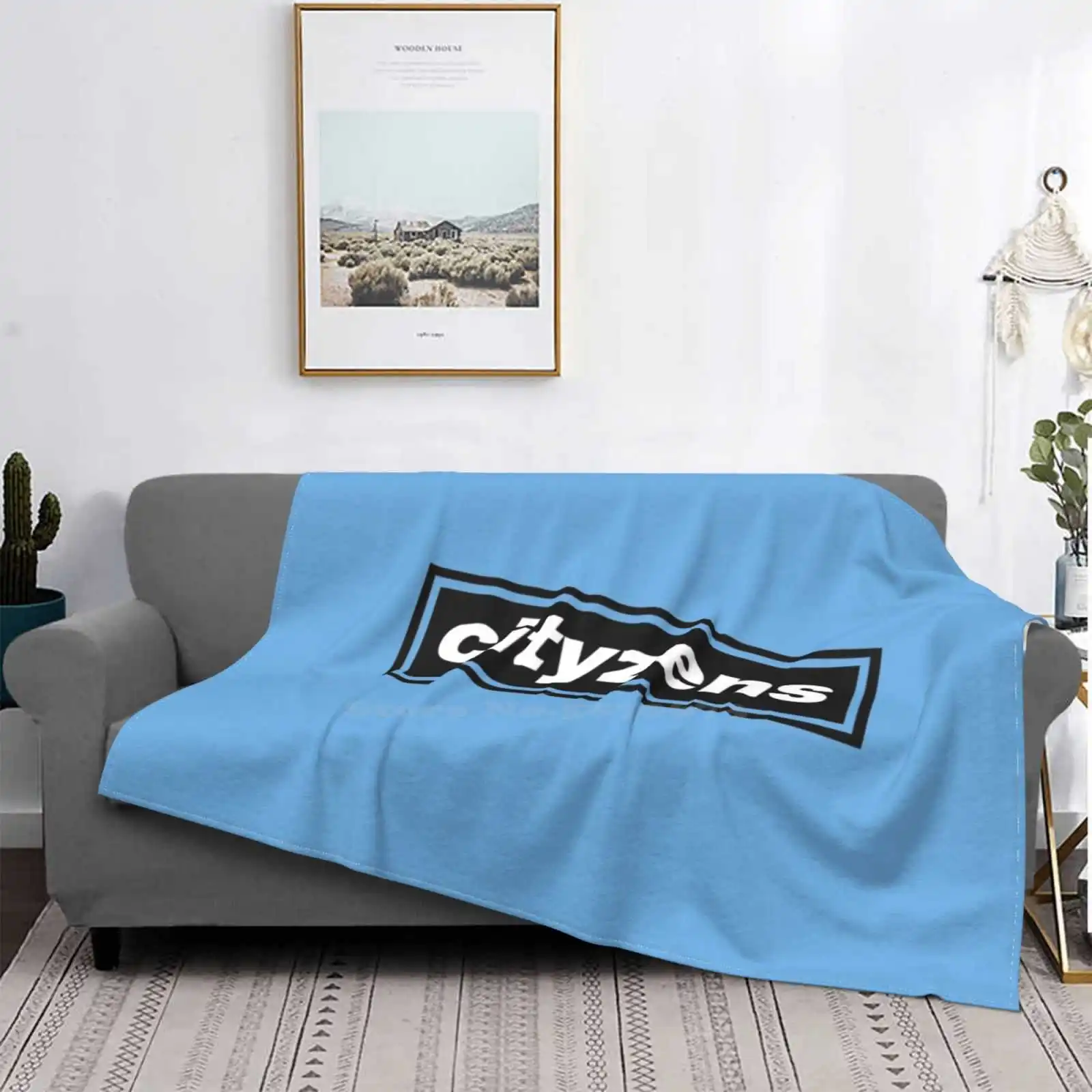 

Cityzens' Inspired Design For City Fans All Sizes Soft Cover Blanket Home Decor Bedding Cityzens S City Man City City Mcfc Liam