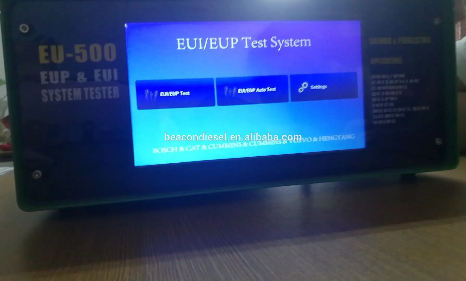 

New product EU-500 solenoid diagnoser eui injector test tester eui eup tester